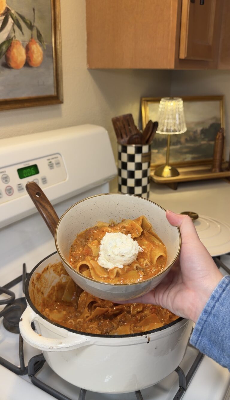 One Pot Lasagna Soup